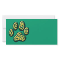 Paisley Puppy Print photo cards by TotallyRandom Paisley Puppy Print photo cards