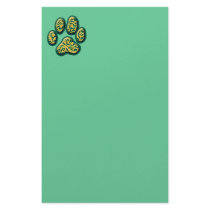 Paisley Puppy Print stationery