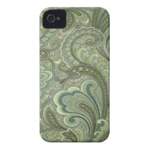 Paisley Sage Case-Mate iPhone 4 iPhone 4 Cover