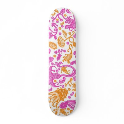 Paisley Skateboard Decks by Elle_Ichai