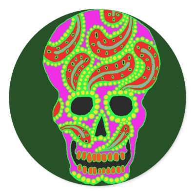stiker tengkorak stiker tengkorak