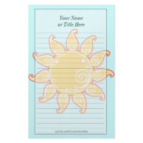 Paisley Sun Stationery