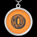 Paisley Sunburst Monogram - O necklaces