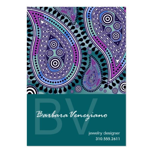 Paisley Supreme Business Card template