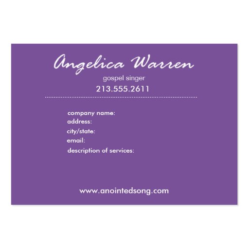 Paisley Supreme Business Card template (back side)