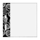 Paisley swirl pattern modern Dry-Erase board