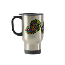 Paisley Travel mugs by JuJuGarden Paisley Travel mugs