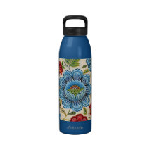 Paisley Vintage Retro Floral Indian Pattern Drinking Bottles