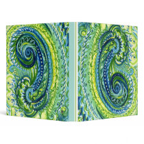 Paisley Watercolor Binder
