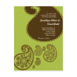 Paisley Wedding Invitation Paisley Wedding Invitation
