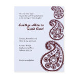 Paisley Wedding Invitation Paisley Wedding Invitation