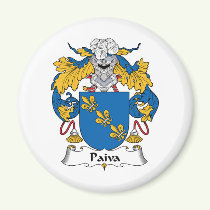 Paiva Family Crest Magnet
