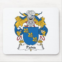 Paiva Family Crest Mousepad