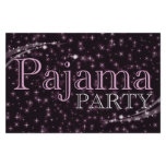 pajama party invitations : starshine flyers