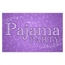 pajama party : starshine flyer design