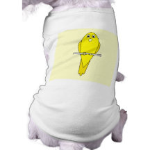 Pájaro amarillo. Canario Ropa De Perros