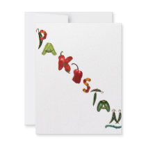 Pakistan Chili Peppers invitations