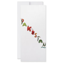 Pakistan Chili Peppers rack cards