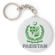 Pakistan Coat of Arms Keychain