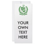 Pakistan Coat of Arms Custom Rack Cards