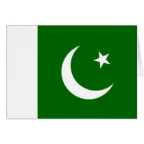 Pakistan Flag Card