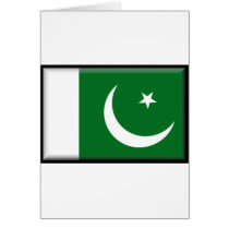 Pakistan Flag Greeting Card