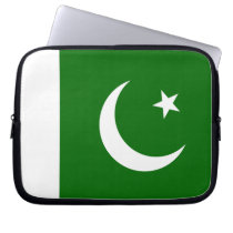 Pakistan Flag Laptop Computer Sleeve
