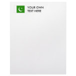 Pakistan Flag Customized Letterhead