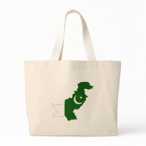Pakistan flag map bags