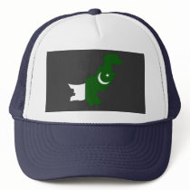 Pakistan flag map hats
