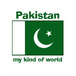 Pakistan Flag-Map-Text T-Shirt