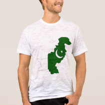 Pakistan flag map t-shirts