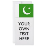 Pakistan Flag Custom Rack Cards