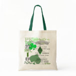 Pakistan Flood Relief - Green Recyclable Tote bags