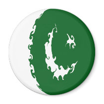 Pakistan Gnarly Flag magnets