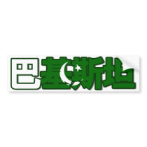 Pakistan - In Chinese Bumper Sticker bumper stickers