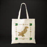 Pakistan Map Flag Border Bag