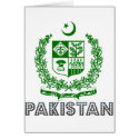 Pakistani Emblem cards by FlagStore Pakistani Emblem cards