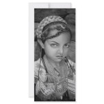Pakistani Girl Bookmark Rack Cards