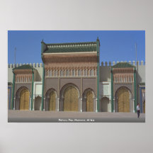 Palace, Fez, Morocco, Africa Print