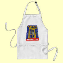 Palace Hotel Bruxelles Luggage Label aprons