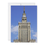 Palace of Culture and Science in Warsaw Personalized Invite