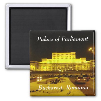 Palace of Parliament, Bucharest, Romania Fridge Magnets