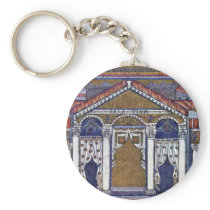 Palace Of Theodoric By Meister Von San Apollinare Key Chains