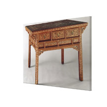 Palace table, Ming Dynasty, Hsuan Te Period Canvas Prints