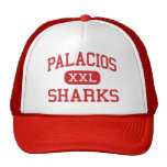 Palacios - Sharks - High School - Palacios Texas Mesh Hats