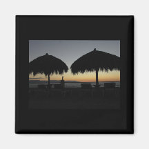 Palapas By the Bay Magnets
