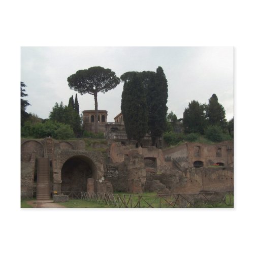Palatine Hill in Rome, Italy postcard