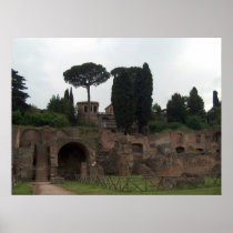Palatine Hill in Rome, Italy Poster