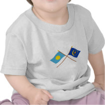Palau and Koror Crossed Flags Tees